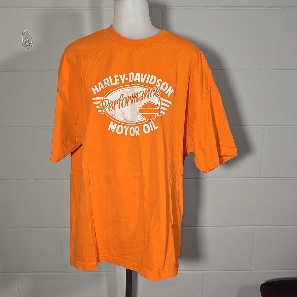 Harley-Davidson Orange T-Shirt for Men